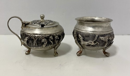 Antique indian silver plated - antique,