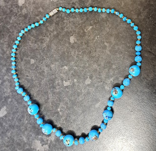 Vintage murano glass necklace - glass,