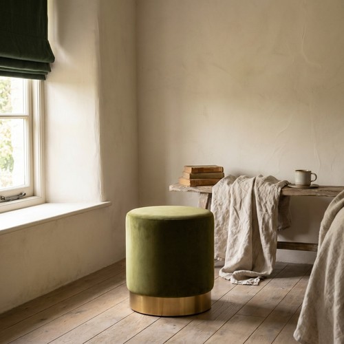 Art deco olive green - art, velvet