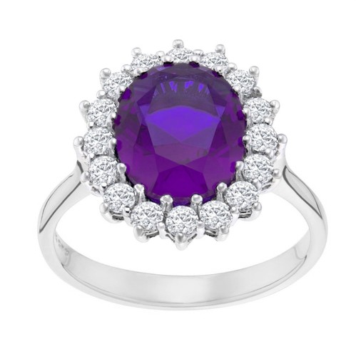 Sterling silver simulated - silver,