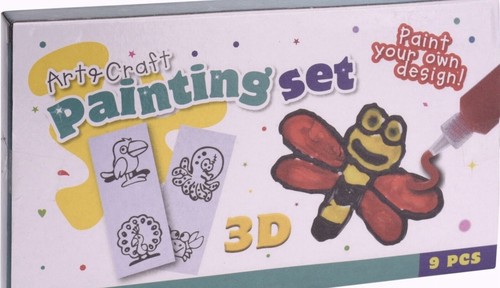 Glass painting kit kids - 3d,