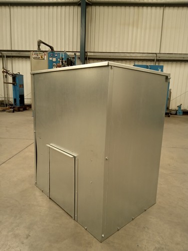 Coal bunker galvanised steel - coal,