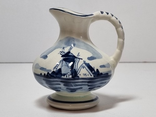 Vintage delft jug vase - vintage,