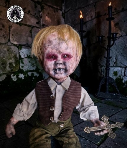 Creepy doll vampire - doll,