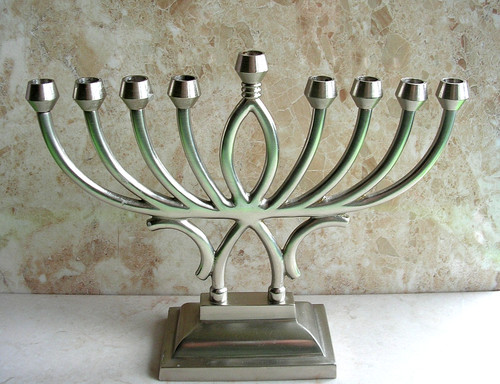 Plated brass 610g hanukkah - plated, brass?