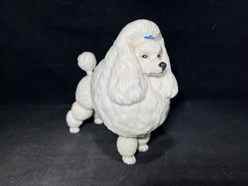 Beswick england white - england, poodle