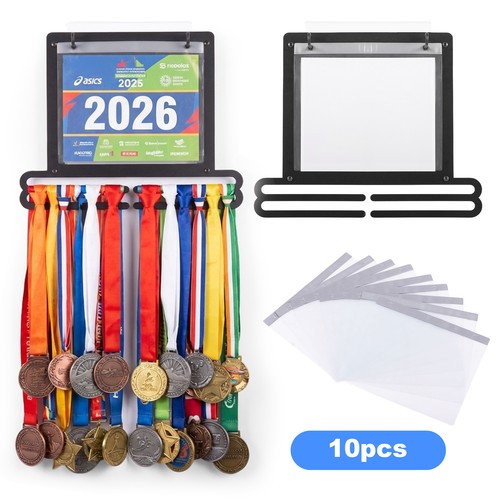 Wall mounted medal bib - wall-mounted,