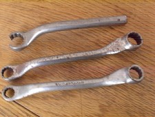 3 x britool whitworth  spanners 4207  5/16 x 1/4 w  & 4204 3/16 x 1/4 w + other
