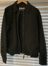 Schott NYC Men’s Black Casual Jacket Size M 60% Cotton 40% Nylon Great Condition