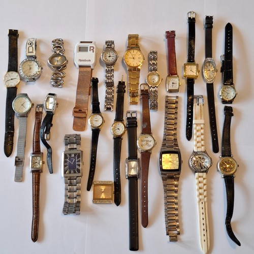 Job lot 23x mixed watches - job,