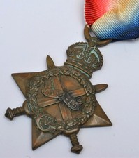 WW1 Medal ~ Harry Cave ~ Casualty ~ 2nd Northumberland Fus. From  Wolverhampton