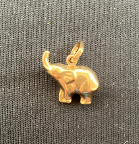 Elephant charm pendant - elephant,