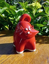 Large Red Glazed Pottery /