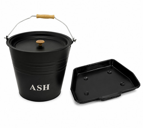 12l metal ash bucket - metal,