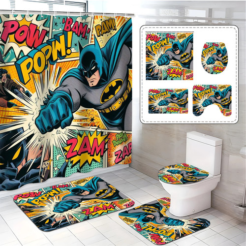 Batman superhero shower - superhero,