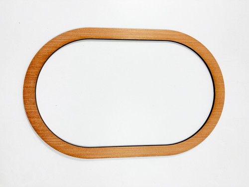 Wooden oval hoops 370mm - oval,