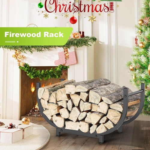 Firewood rack shaped metal - rack,