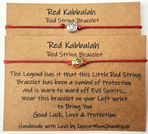 Red kabbalah string ohm - red,