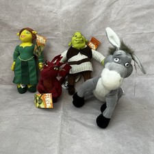SHREK 2 Elizabeth Dragoness Donkey Shrek Fiona Soft Plush Dragon With Tags 2004