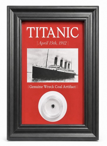 Titanic coal framed - coal,