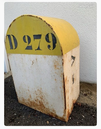 Antique yellow and white metal - antique,