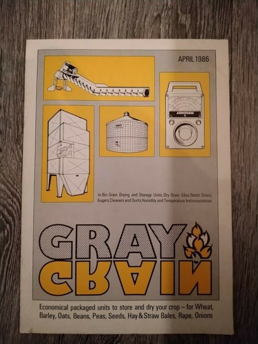 Gray grain drying storage silo - drying,