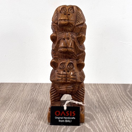 Wooden hand carved totem - hand,