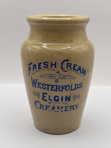 Old stoneware advertising