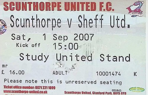 Scunthorpe united sheffield - scunthorpe, v