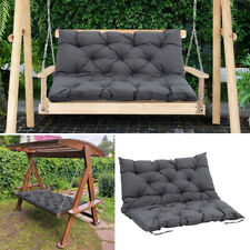 3 Seater Outdoor Garden Bench Swing Chair Replacement Seat Pad Cushion Backrest