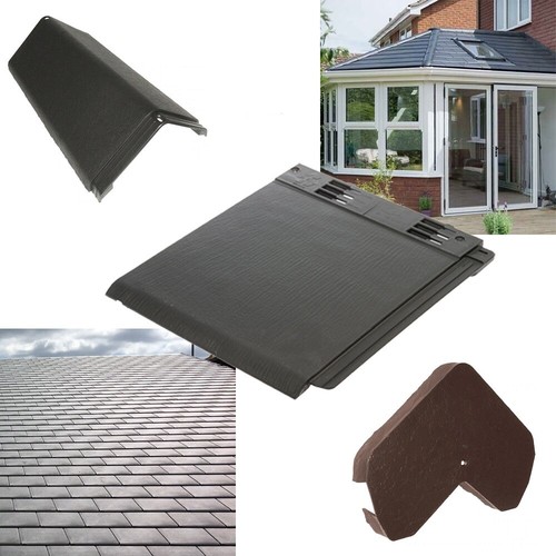 Plastic roof tiles slate - plastic,