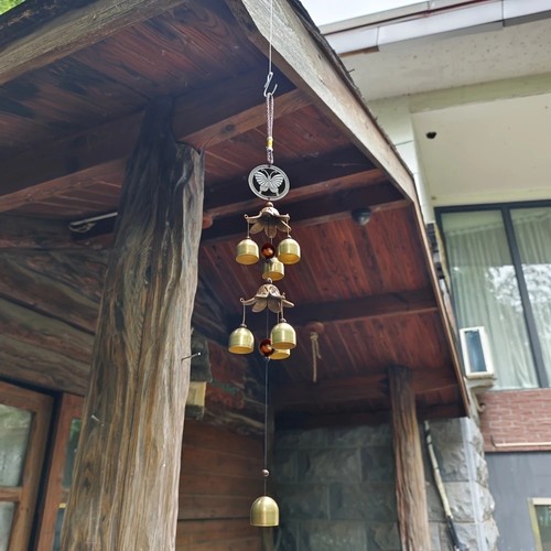 1pc double metal bell pendant - 1pc,