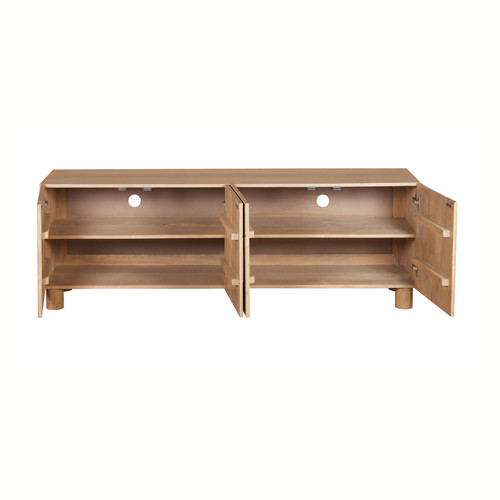 Austin solid wood large low - wood,