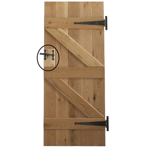 Solid oak lock block - solid,