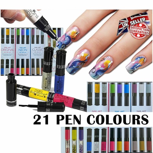 Nail art pens - nail, set