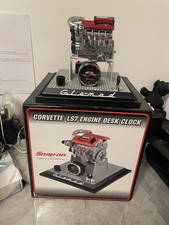 New Snap On Tool Glomad Corvette LS7 Engine Block Die Cast Desk Clock CWNCENGINE