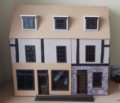 Dolls house shop and - shop,