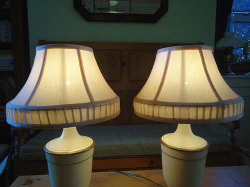 Pair ivory lined - pair,
