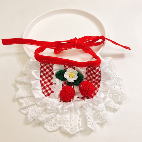 Cat bib scarf lace - cat,