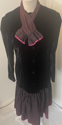 Gothic velvet dress dark - gothic,