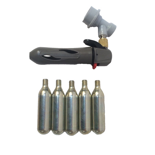 Co2 keg charger gas bundle - charger, &