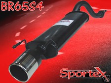 Sportex MG ZR 1.4i, 1.8i performance exhaust back box 06/2001-2005 S4