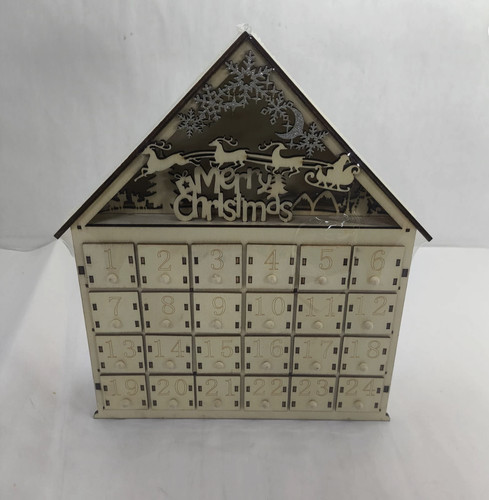Christmas wooden advent - christmas,