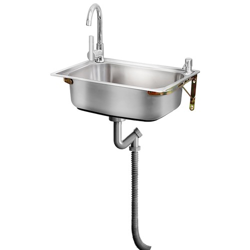Stainless steel sink wall - stainless,