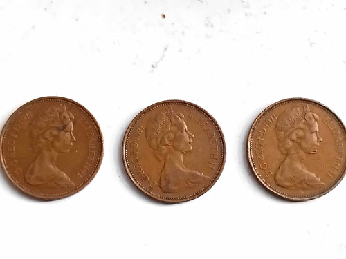 1971 rare new pence - uk, "new