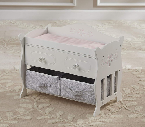 Charming wooden changing table - wooden,