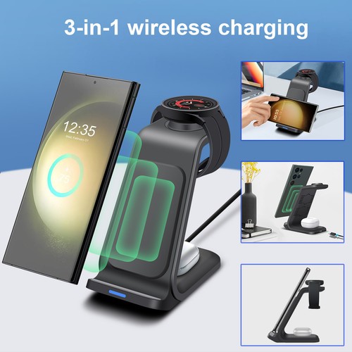 3in1 fast wireless charging - uk,