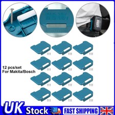 12x Power Battery Mount Hanger Shelf Storage Stand Holder for Bosch Makita 18V