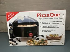 PizzaQue Portable Outdoor Pizza Oven Propane Gas Grill NEW Open Box