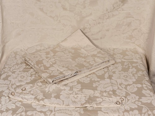 Cotton damask cream lined - m&s,